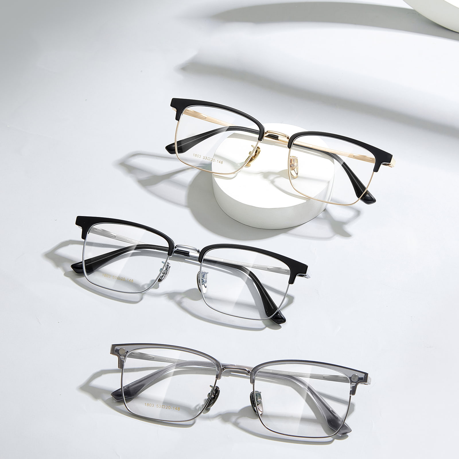 ست 3 در 1 مغناطیسی قوی عینک آفتابی Driving Myopia 1803